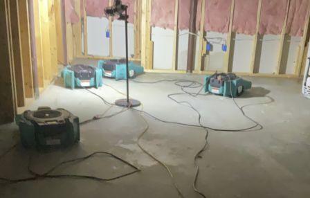 water damage restoration air movers